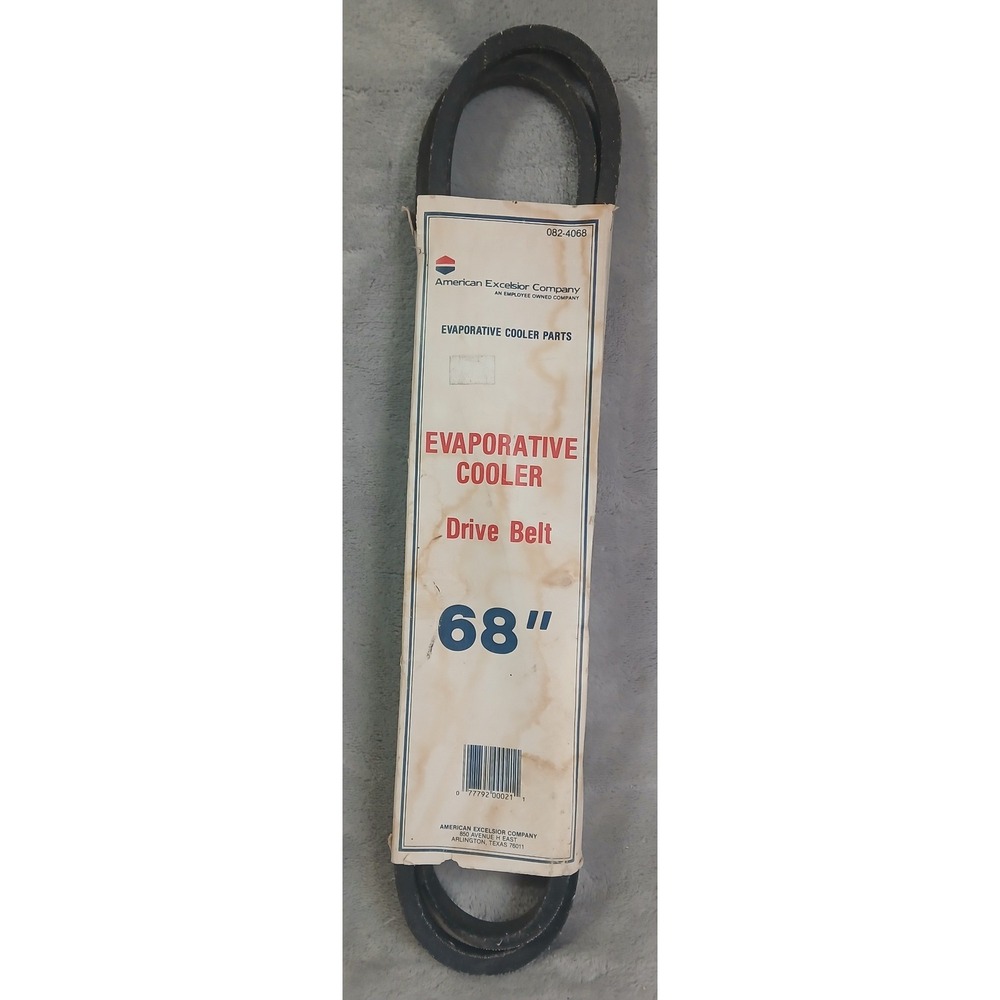 American Excelsior Evaporative Cooler Drive Belt 68 Inch 082-4068‎ Swamp Cooler